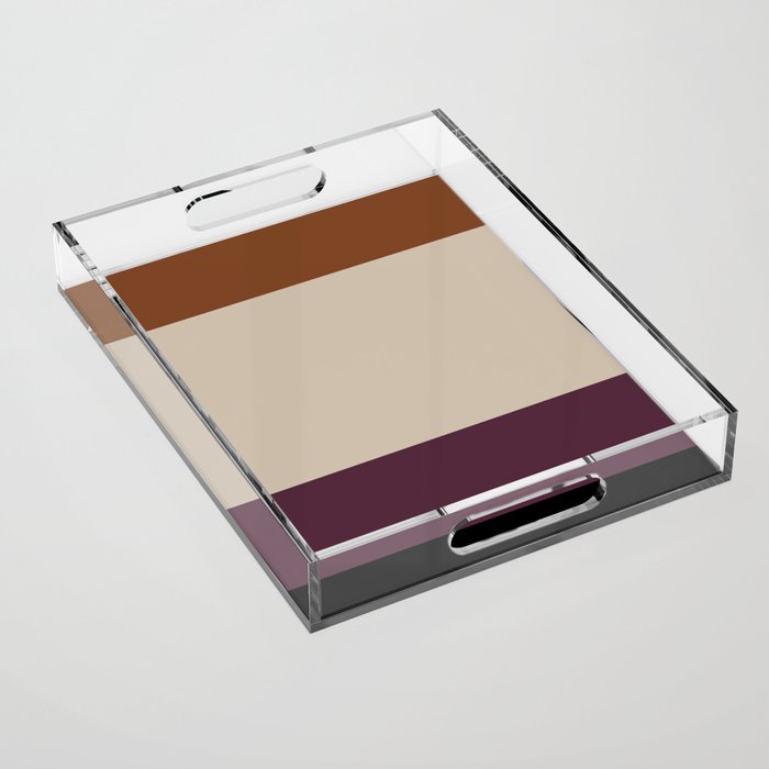 Contemporary Color Block VI Acrylic Tray Gallery Image 1