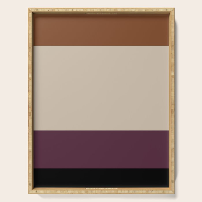 Contemporary Color Block VI Serving Tray Gallery Image 1