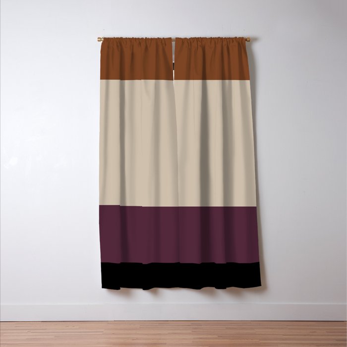Contemporary Color Block VI Window Curtain Gallery Image 3