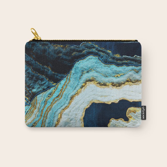Aerial Ocean Abstract Carry All Pouch Gallery Image 1