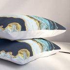 Aerial Ocean Abstract Pillow Sham Gallery Image 3