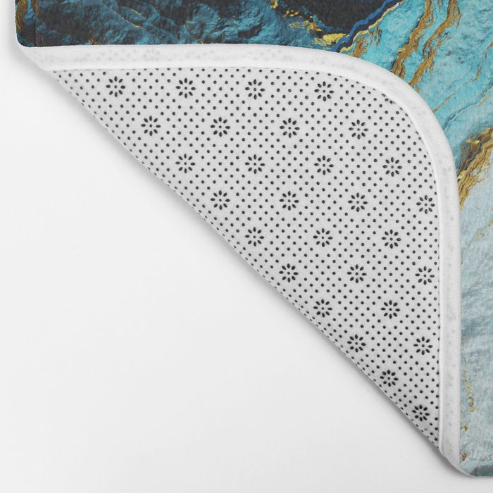 Aerial Ocean Abstract Bath Mat Gallery Image 2