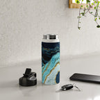 Aerial Ocean Abstract Water Bottle Gallery Image 4