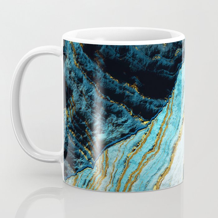 Aerial Ocean Abstract Coffee Mug Gallery Image 3