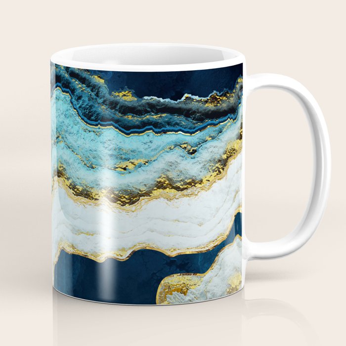 Aerial Ocean Abstract Coffee Mug Gallery Image 1