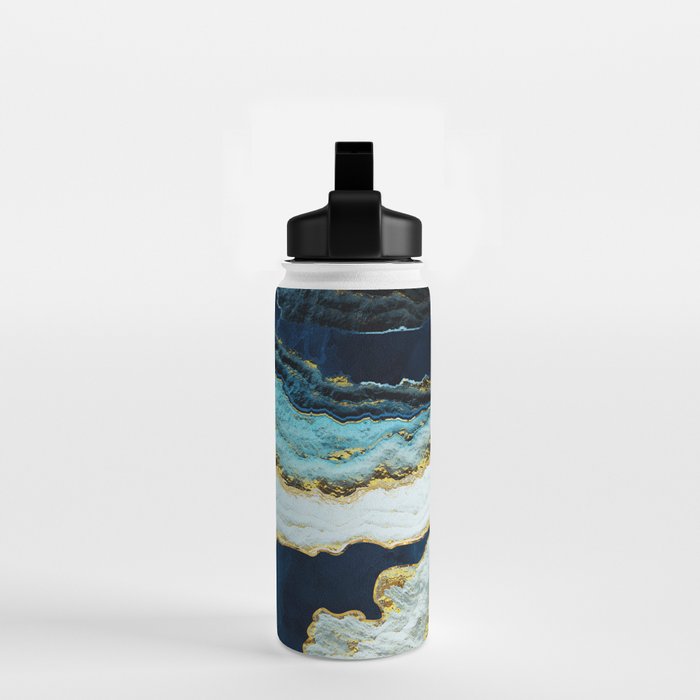 Aerial Ocean Abstract Water Bottle Gallery Image 2