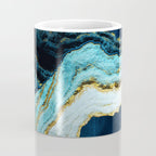 Aerial Ocean Abstract Coffee Mug Gallery Image 4