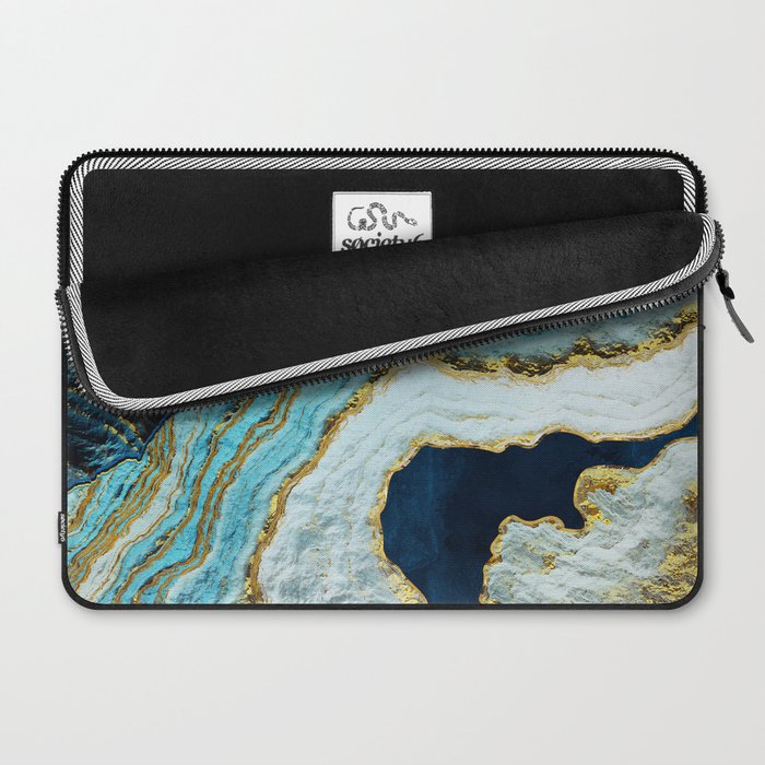 Aerial Ocean Abstract Laptop Sleeve Gallery Image 2