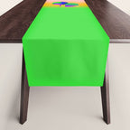 Tuscan  Landscape - Ombre Colors Minimalist Modern Abstract Iluustration  Table Runner Gallery Image 1