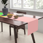 Tuscan  Landscape - Ombre Colors Minimalist Modern Abstract Iluustration  Table Runner Gallery Image 2