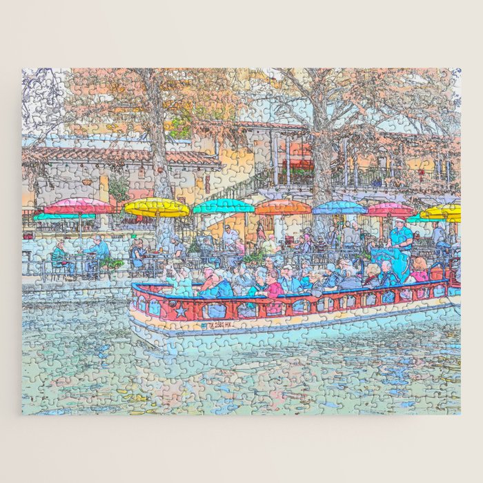 Ride Down The River - San Antonio, Texas Jigsaw Puzzle Gallery Image 1