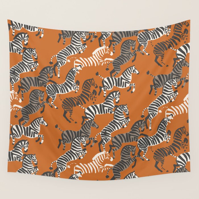 Zebra Race Wall Tapestry Gallery Image 4