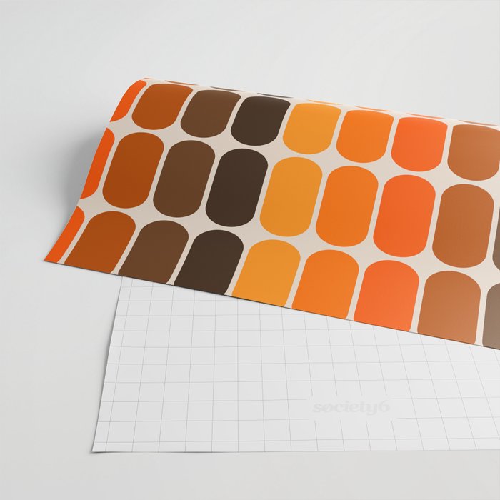 Golden Capsule Wrapping Paper Gallery Image 2