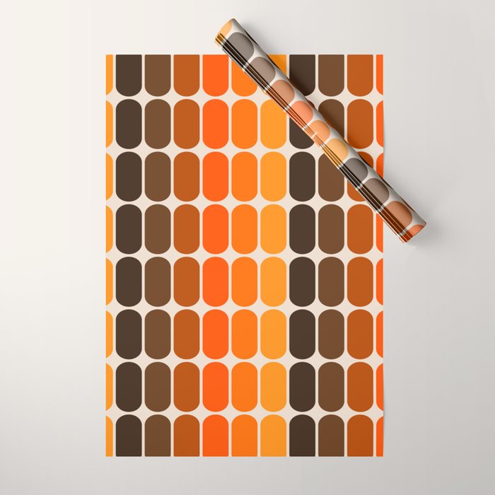 Golden Capsule Wrapping Paper Gallery Image 1