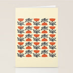 Retro 70s Tulip Pattern Stationery Card Gallery Image 2