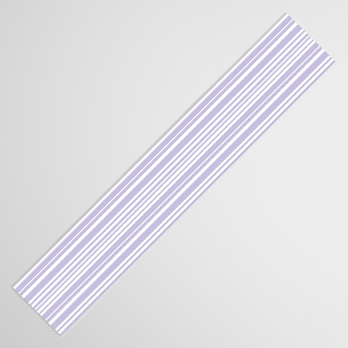 Classic Stripes XXVIII - Lilac Purple Table Runner Gallery Image 3