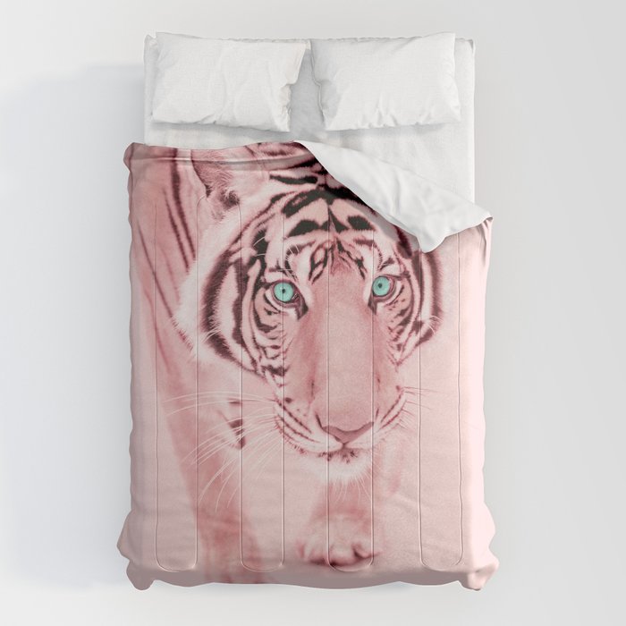 PINK TIGER Comforter Gallery Image 1