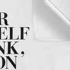 Pour Yourself a Drink, Put on Some Lipstick and Pull Yourself Together black-white home wall decor Wall Tapestry Gallery Image 3