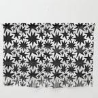 Black and white star shape pattern Wall Hanging Gallery Image 1