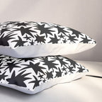Black and white star shape pattern Pillow Sham Gallery Image 3