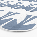 Vintage Bows VII Neutral Blue Bath Mat Gallery Image 3