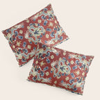 Antique Chinese Dragon Rug Print Pillow Sham Gallery Image 3