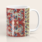 Antique Chinese Dragon Rug Print Coffee Mug Gallery Image 1