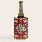 Antique Chinese Dragon Rug Print Wine Chiller Gallery Image 1