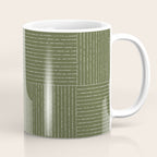 Lines III (Moss Green) Coffee Mug Gallery Image 1