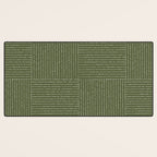Lines III (Moss Green) Desk Mat Gallery Image 3