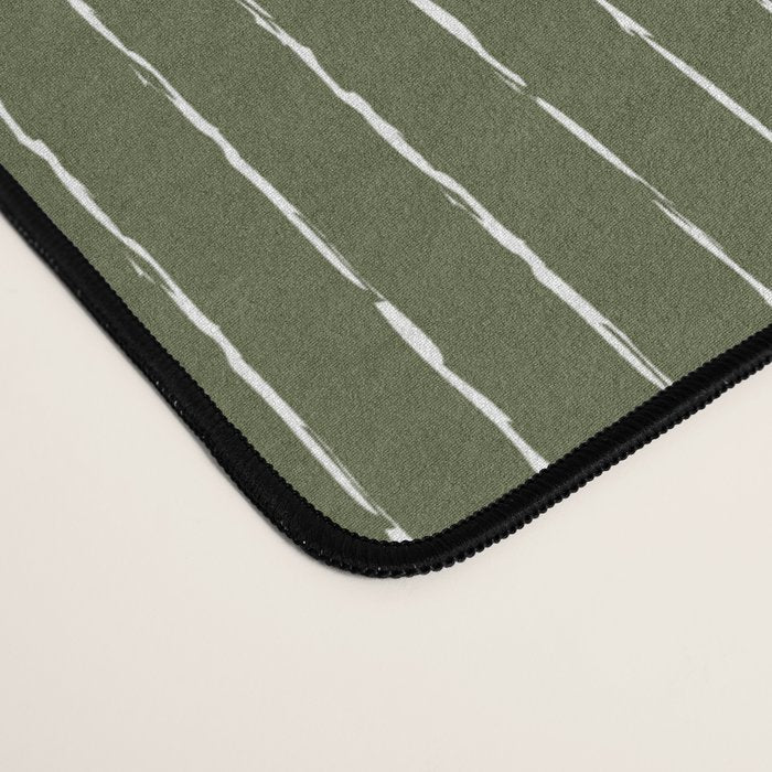 Lines III (Moss Green) Desk Mat Gallery Image 4