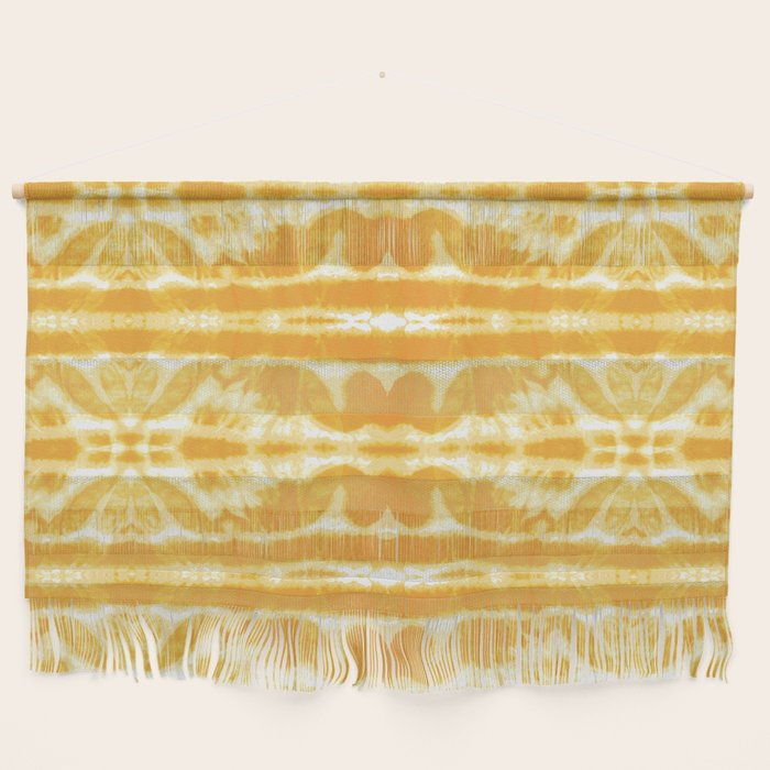 Yellow Tie Dye Twos Wall Hanging Gallery Image 1