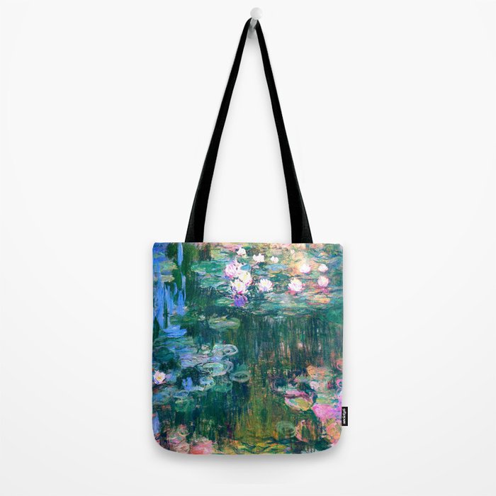 water lilies : Monet Tote Bag Gallery Image 2