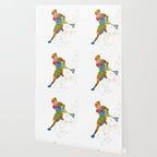 Lacrosse in watercolor Wallpaper Gallery Image 2