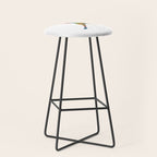 Lacrosse in watercolor Stool Gallery Image 1