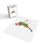 Lacrosse in watercolor Jigsaw Puzzle Gallery Image 2