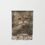 Tea Time Cat V Wall Hanging Gallery Image 1