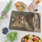 Tea Time Cat V Cutting Board Gallery Image 2