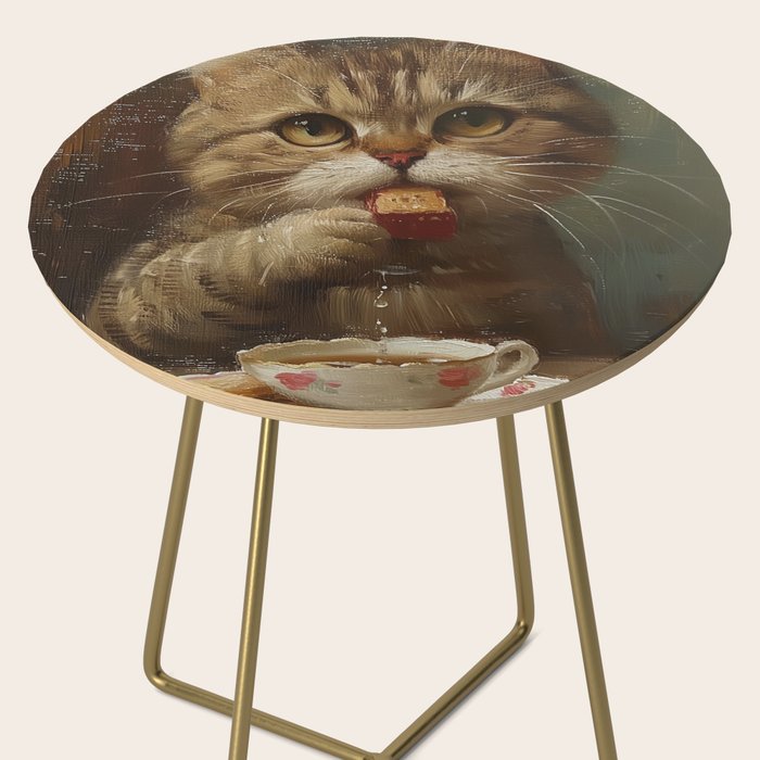Tea Time Cat V Side Table Gallery Image 2