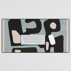 Modern Abstract Minimal Shapes 114 Desk Mat Gallery Image 1