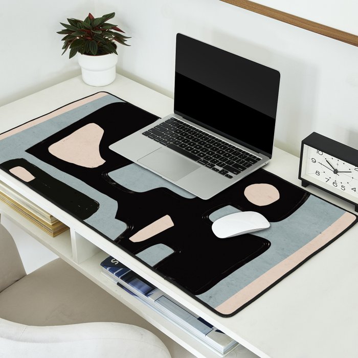 Modern Abstract Minimal Shapes 114 Desk Mat Gallery Image 2
