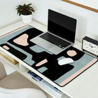 Modern Abstract Minimal Shapes 114 Desk Mat Gallery Image 2