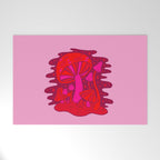 Pink Mushrooms Welcome Mat Gallery Image 1