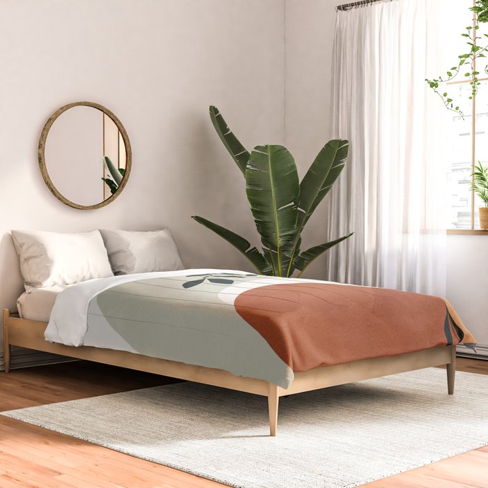 Soft Shapes I Comforter Gallery Image 2