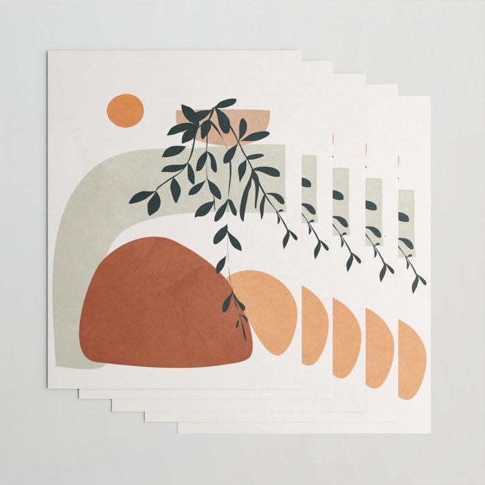 Soft Shapes I Wrapping Paper Gallery Image 3