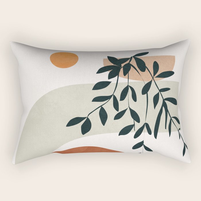 Soft Shapes I Rectangular Pillow Gallery Image 2
