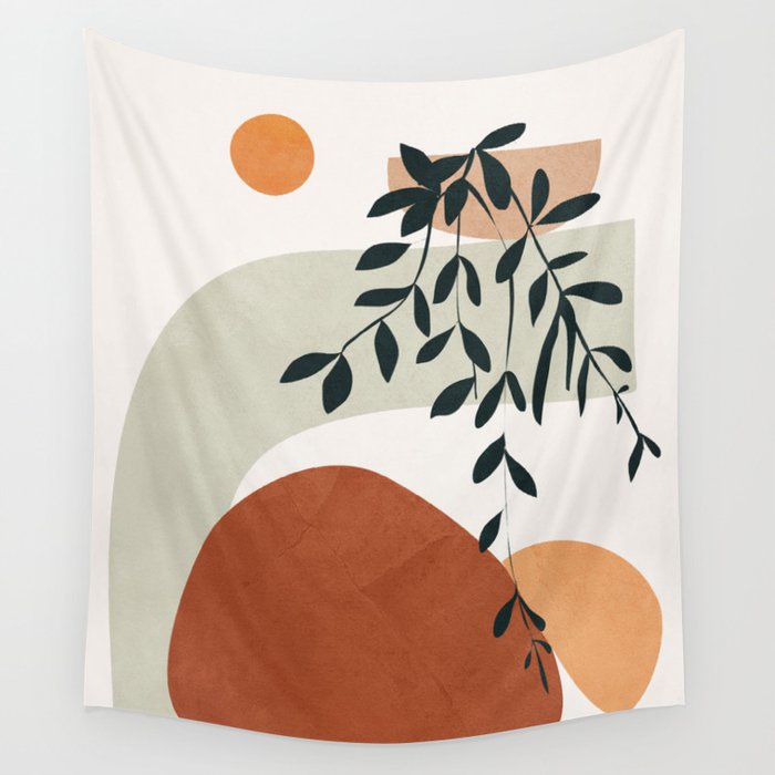 Soft Shapes I Wall Tapestry Gallery Image 1