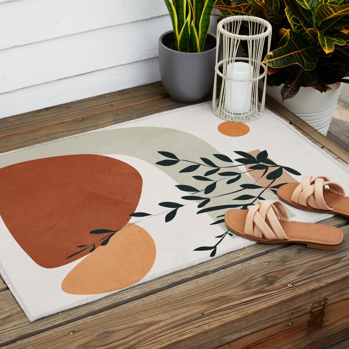 Soft Shapes I Outdoor Rug Gallery Image 2