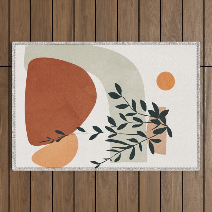 Soft Shapes I Outdoor Rug Gallery Image 1