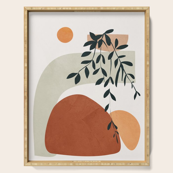 Soft Shapes I Serving Tray Gallery Image 1
